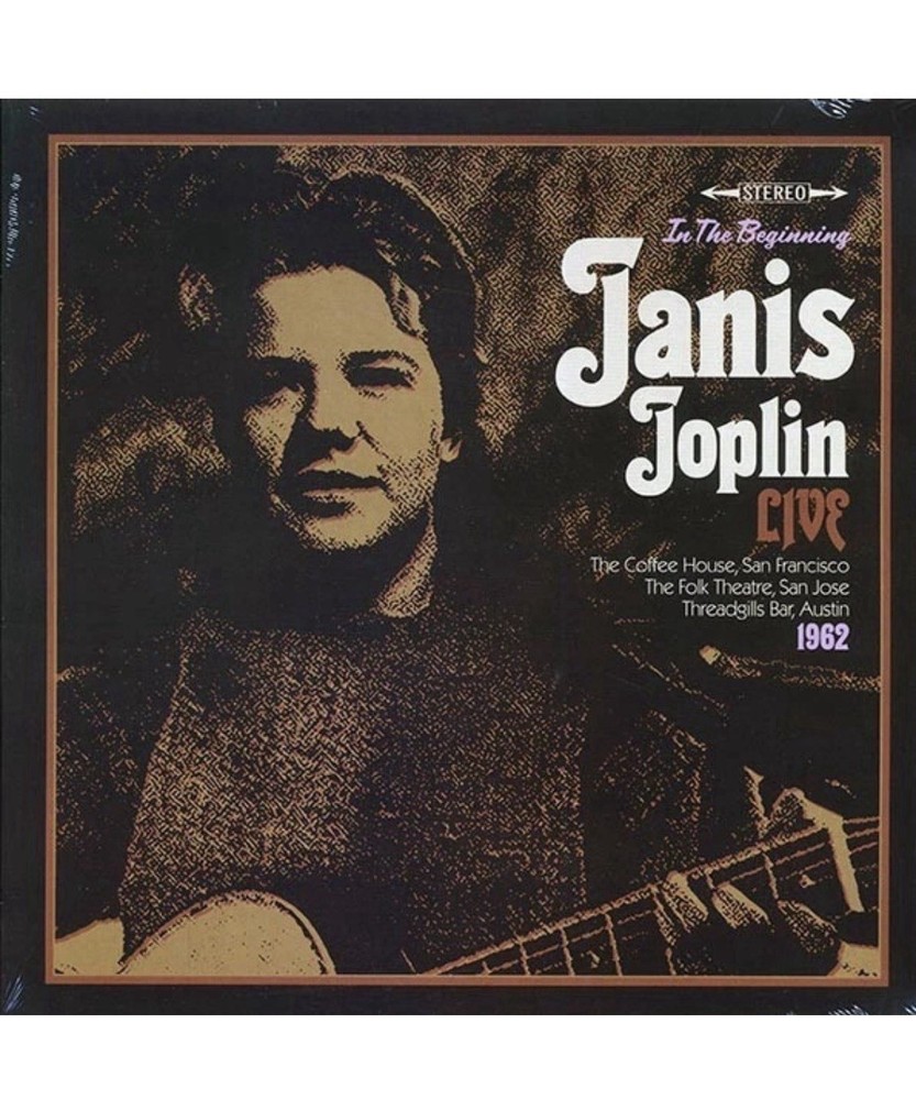 Janis Joplin – In the Beginning – San Francisco, San Jose & Austin Vinyl Record