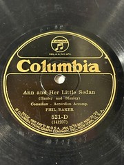 Phil Baker – Ann And Her Little Sedan / Big Butter Egg Man Vaudeville Accordion
