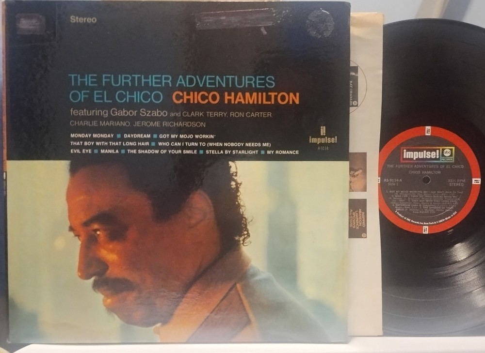 CHICO HAMILTON Further Adventures of El Chico EXC IMPULSE LP Charlie Mariano RVG