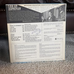 I Am an American by Ted Hunt, Michigan Education Association, 12″ LP 33 RPM