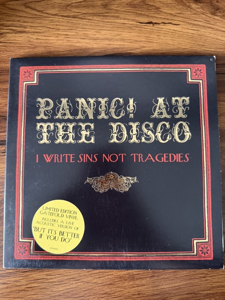 PANIC! AT THE DISCO – I Write Sins Not Tragedies – UK 2006 1st Pressing – Indie