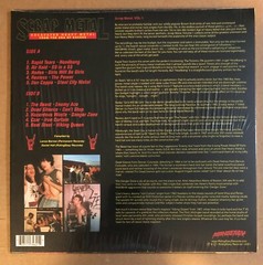 LP: SCRAP METAL V-1 – Excavated Heavy Metal NEW V/A RED VINYL Air Raid Resless