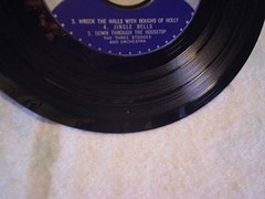 1960 THE THREE STOOGES-Sing Happy Yuletide Songs,Golden 45,EP 623,curly joe,moe