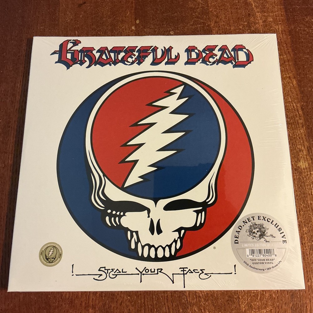 Grateful Dead ‘Steal Your Face’ 2026 – 180 Gram Color Vinyl 2LP 50th Anniversary