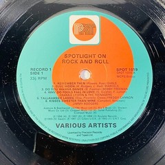 ROCK & ROLL “COMPILATION” *SPOTLIGHT ON*LP RECORD UK IMPORT PRT RECORDS…