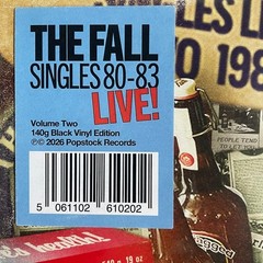 The Fall – Singles Live Vol.2: ’80 – ’83 – Vinyl Record, Bella Union, 2026 New