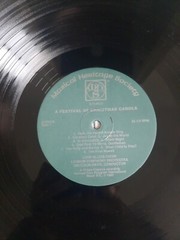 1991 Festival of Christmas Carols Record 12″ Vinyl LP MHS 912924K Holiday Music