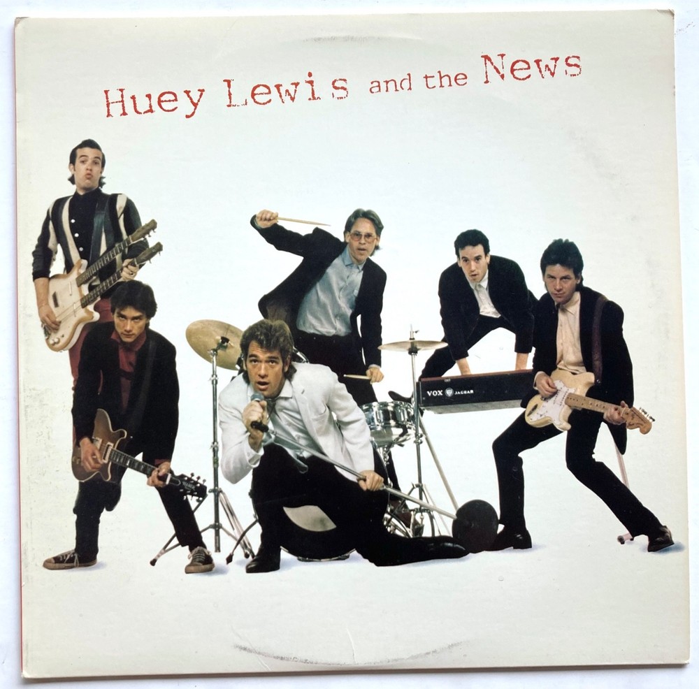 HUEY LEWIS & THE NEWS self-titled 1983 (1980) DEBUT LP on Chrysalis #PV 41292