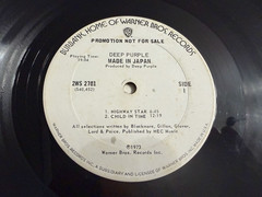 Deep Purple 2 X LP “Made In Japan” Warner Bros. 1973 ~ 1st Press PROMO