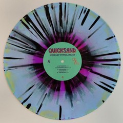 Quicksand Distant Populations Violet Blue & Yellow w/ Black Splatter + SLIPMAT