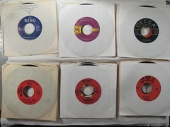 Record lot 45 rpm VG+/NM- 100+ vinyl w/ sleeves pop rock 50s/60s FREE SHIP 5M