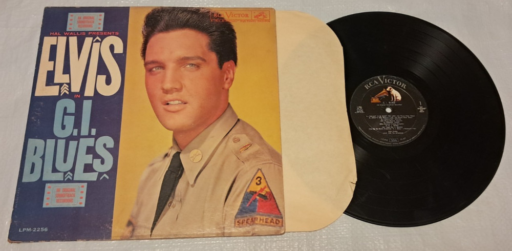 1960 Very Good Elvis G.I. Blues Sound Track RCA LPM-2256 First Press Mono