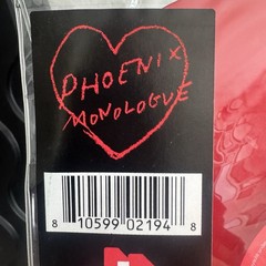 Phoenix Monologue 7” HEART Shaped Transparent Red Vinyl RSD 2018 NEW SEALED