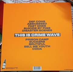 Codefendants Self Titled Orange Splatter Vinyl LP Mint Complete w/ Inserts Hype