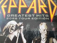 Def Leppard Greatest Hits ’26 Tour Red Vinyl + Signed Art Card – SHIPS FROM USA