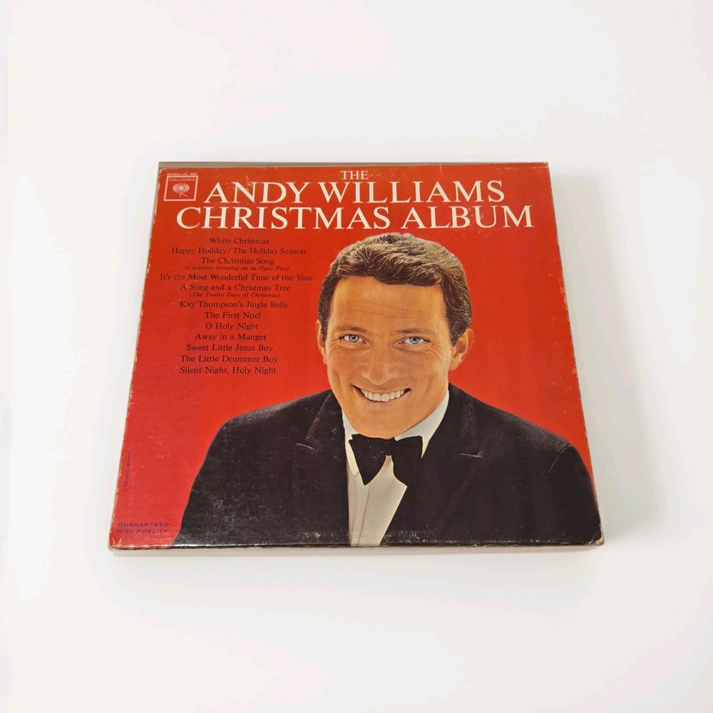 1960s ANDY WILLIAMS Christmas Album Vintage Vinyl LP, MONO VG, Winter Wonderland