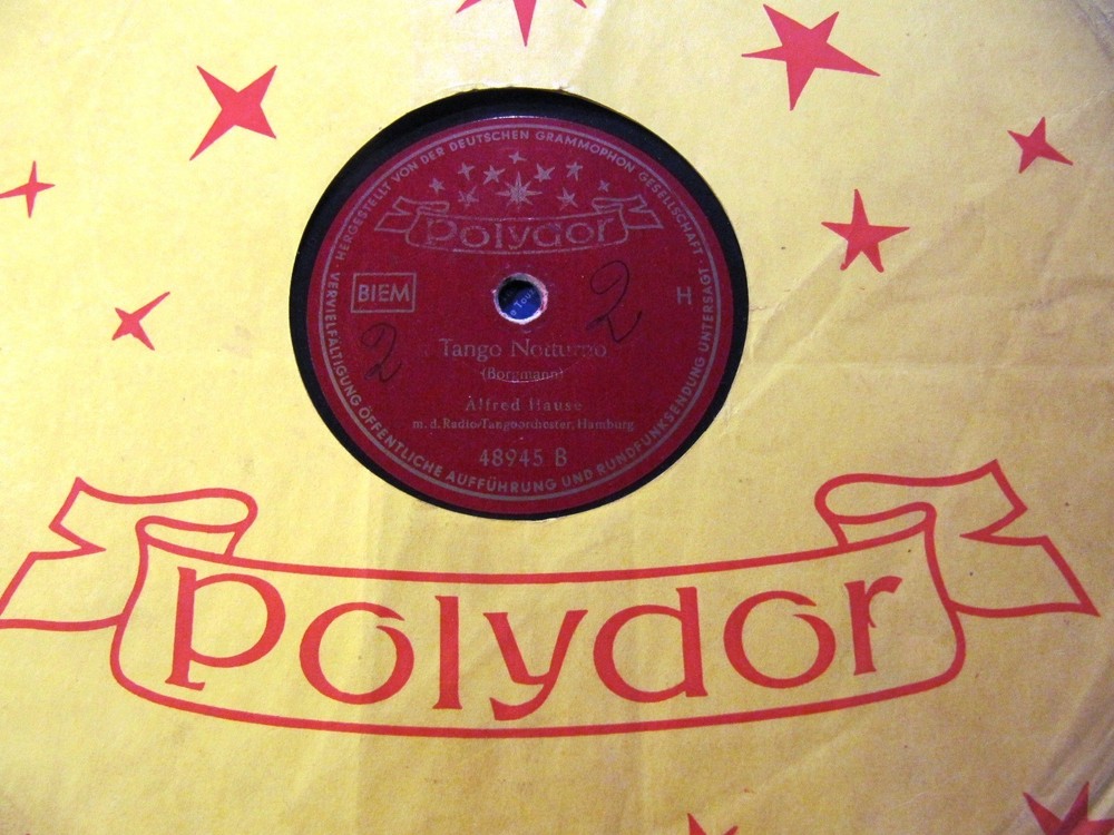 German TANGO NOTTURNO BOLERO Alfred Hause Radio Tango Orch Hamburg POLYDOR 48945