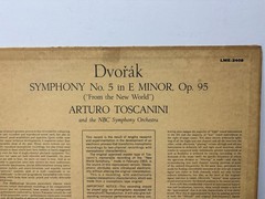 Arturo Toscanini Dvorak From The New World LP (1961) Vinyl Record Album 12”