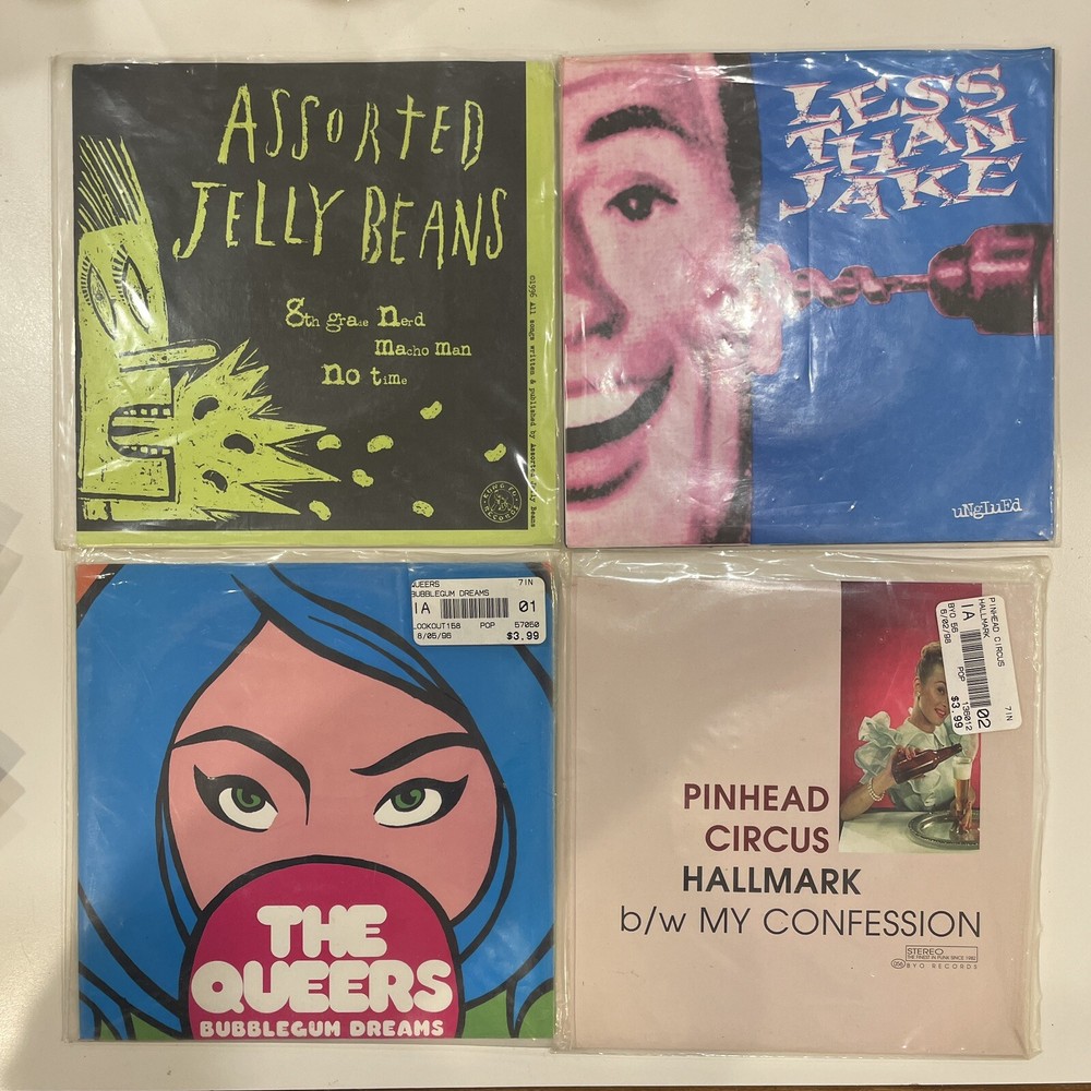 Punk 45 collection. ska pop punk records 21 records total 1990s Early 2000s