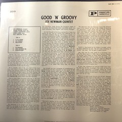 Sealed Joe Newman Good ‘N’ Groovy w/ Frank Foster OJC-185 MCA Presitge Jazz LP