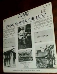 Frank Amacker “The Dude” Play Piano & Guitar (LP 1967 Pearl Records) Rare