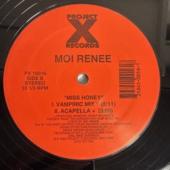 MOI RENEE “Miss Honey” Vinyl 12” (1992) Classic NYC B!tch Track * RARE