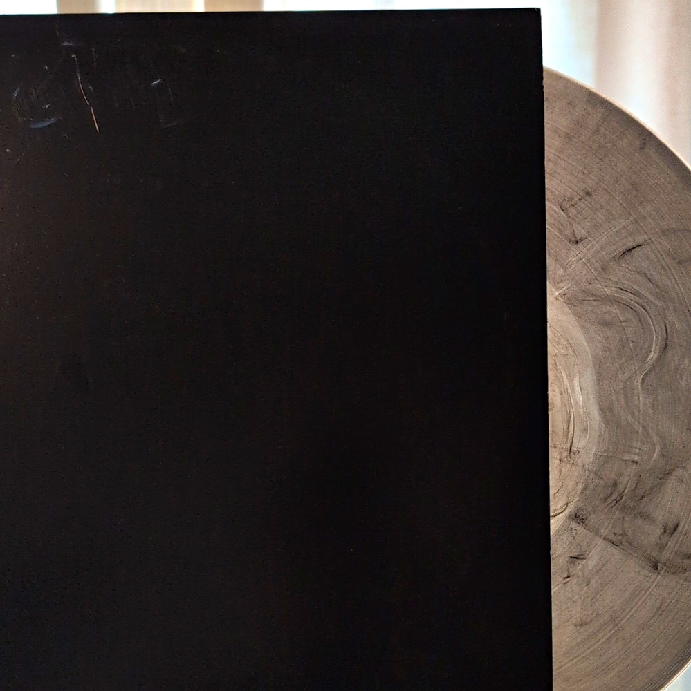Metallica Metallica 12″ Vinyl LP Blackened Colored Gray Black Cardboard Sleeve