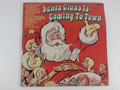 The Caroleers Santa Claus Is Coming To Town LP Vinyl Diplomat Holiday 12″ 33RPM