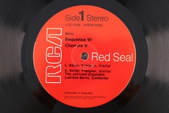 Berio, Walter Trampler – Sequenza VI/Chemins II/Chemins III – 1970 – LP LSC-3168