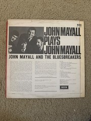 John Mayall Plays John Mayall LP UK Decca LK 4680 MONO Orig 1965 Bluesbreakers