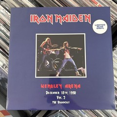 Iron Maiden Wembley Arena 1990 Volume 2 Blue Vinyl Limited Edition Heavy Metal