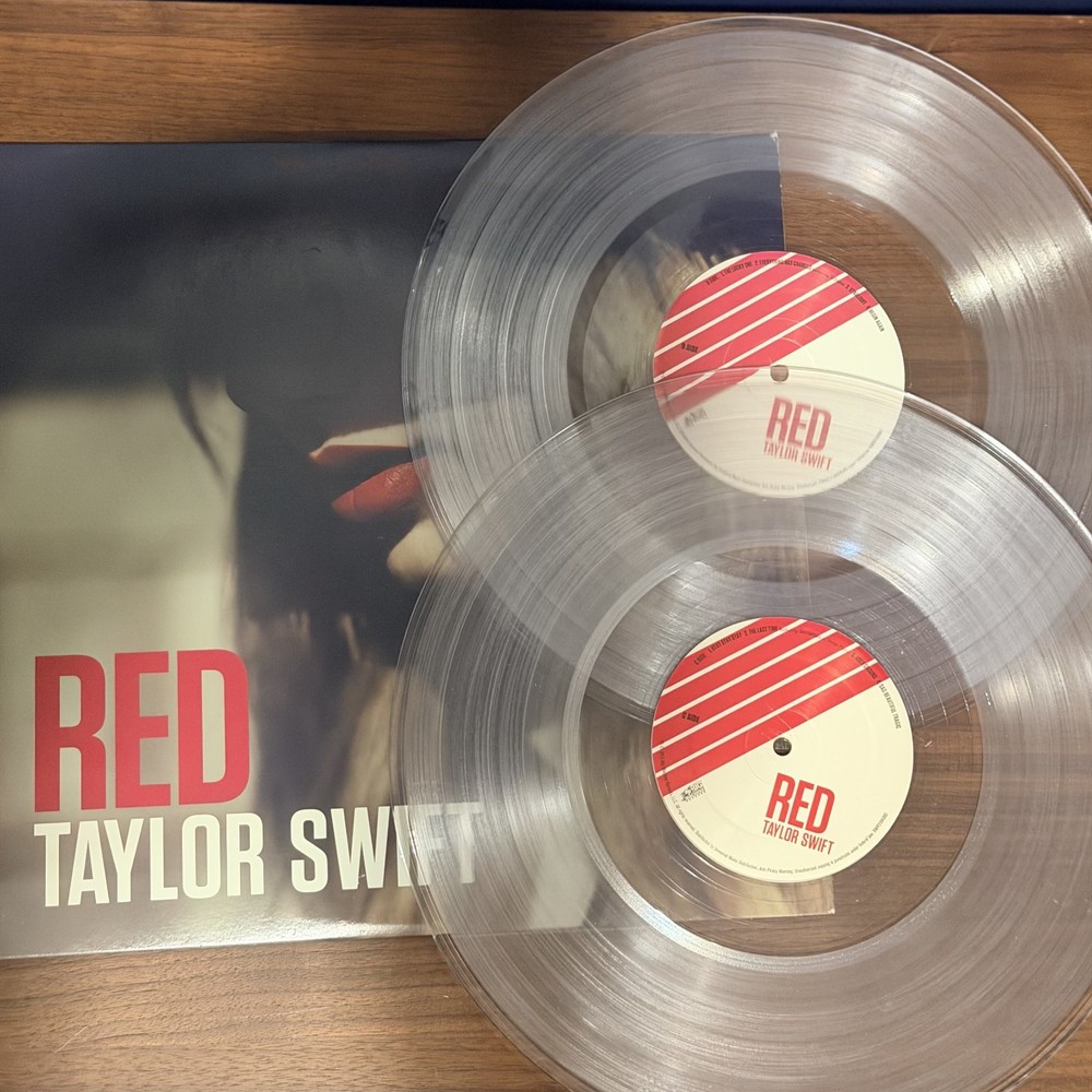 Taylor Swift Red 2 LP Clear Vinyl RSD (1422/7000) (READ DESCRIPTION)