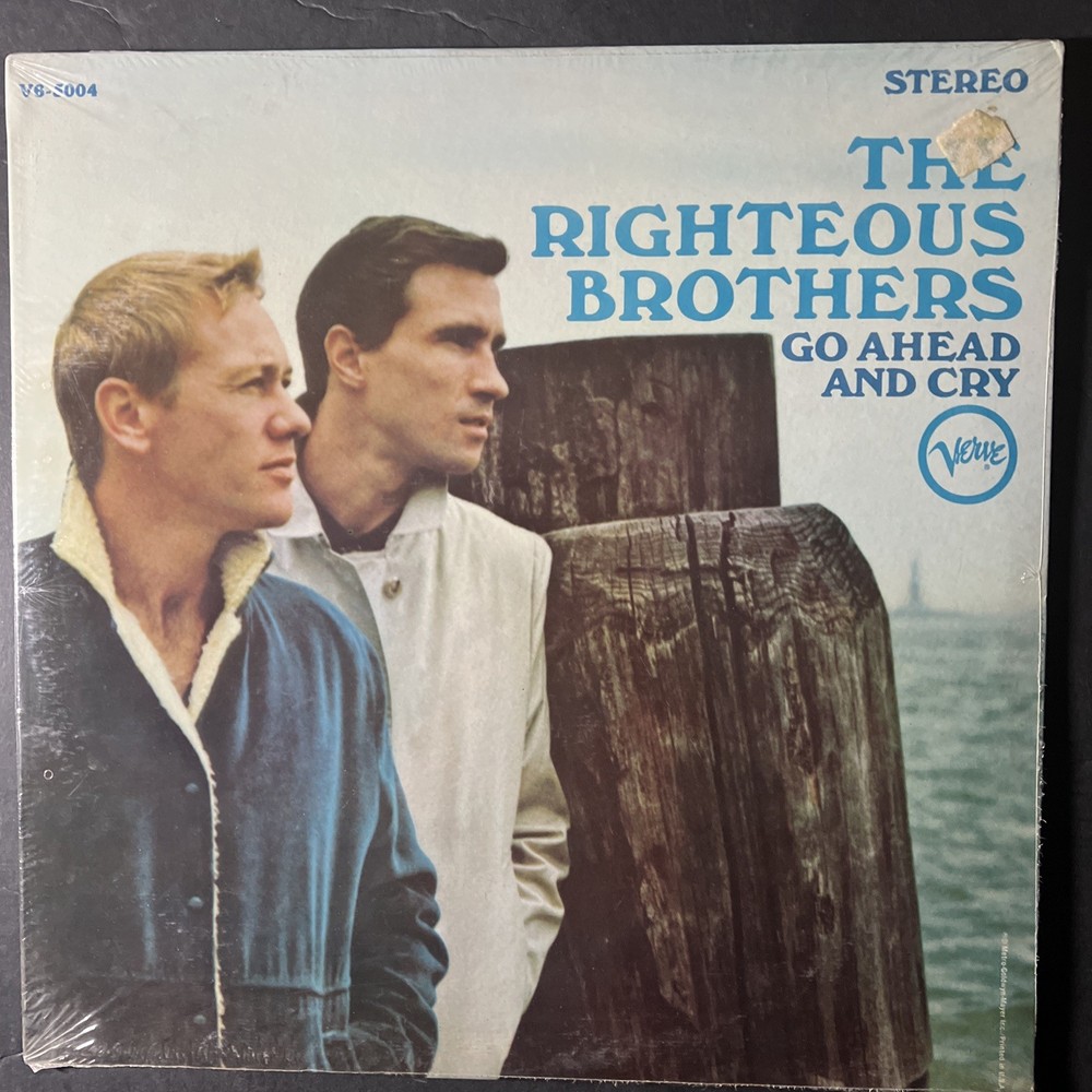 The Righteous Brothers – Go Ahead and Cry • SEALED FIRST PRESS Vinyl Soul Pop LP