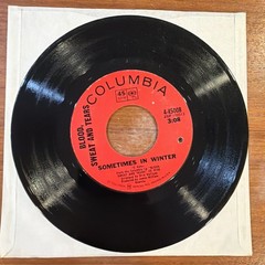 Blood, Sweat & Tears 45 And When I Die / Sometimes In Winter – Record EX
