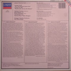 Johann Sebastian Bach / Gabriele Fontana, Julia Hamari, Gösta Winbergh, Tom Kra