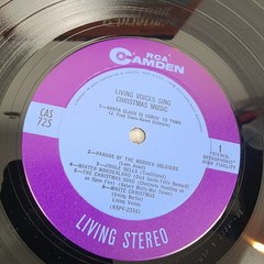 Living Voices – Sing Christmas Music (Foil cover) – LP Vinyl Record 1962