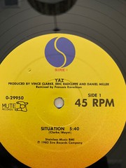 Yaz “Situation” ~ 12″ Vinyl Single ~ 1982