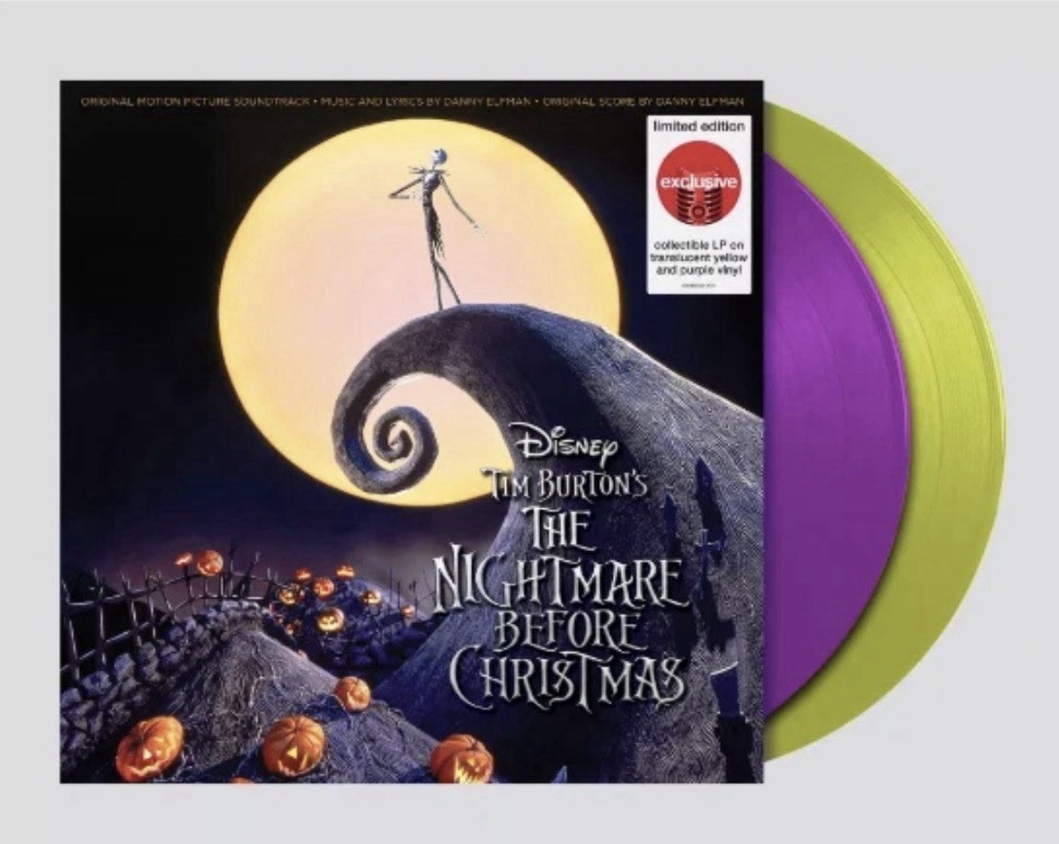 The Nightmare Before Christmas Soundtrack 2 LP Colored Vinyl Record Set – Sealed