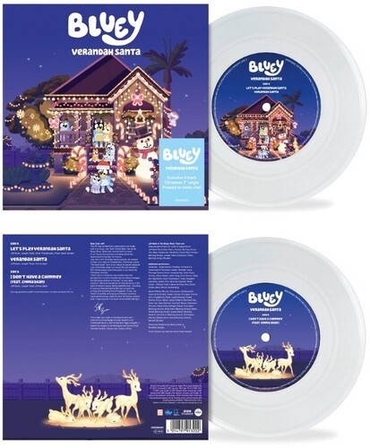 Bluey **Verandah Santa – White Colored **NEW RECORD LP VINYL 7 INCH SINGLE