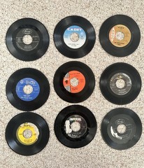 Vintage R&B Soul 45 RPM Record Lot of 9 Etta James Ike Tina Turner Mercury Argo