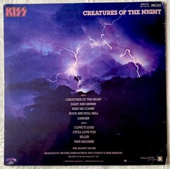 KISS Creatures of the Night 1982 France LP Rare Red Casablanca Label 6302 219