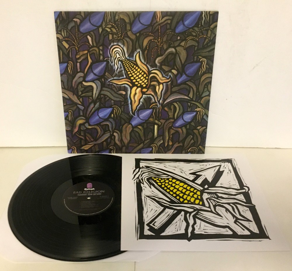 BAD RELIGION against the grain Lp Vinyl Record with lyrics insert