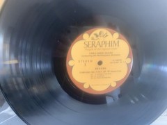 Carlo Maria Giulini LP Brahms: Symphony No. 3 in F & Tragic Overture NM LP