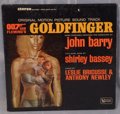 Goldfinger Soundtrack John Barry Vinyl LP UA UAS 5117 Shirley Bassey 1st Press