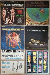 VINYL LOT = James Bond Score Soundtrack = Covers + Collections + Comedy