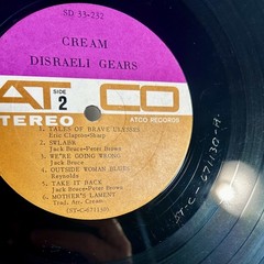 CREAM Disraeli Gears LP 1967 ATCO stereo MONARCH SD 33-232 1st Press EX/VG OIS