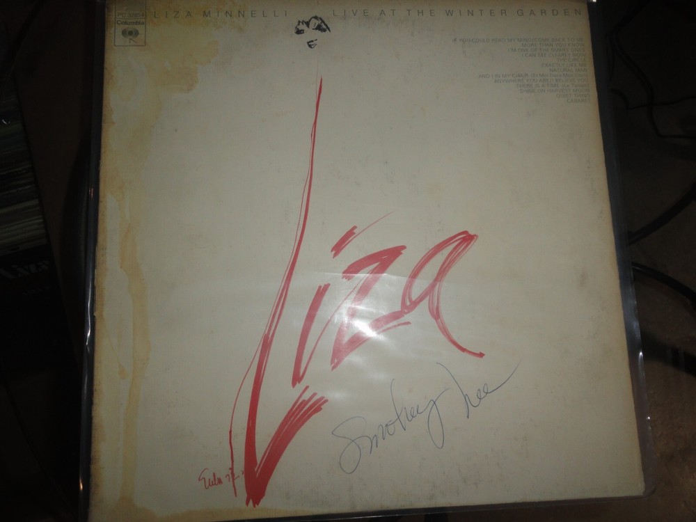 VINYL RECORD LP LIZA MINNELLI LIVE AT THE WINTER GARDEN #3 COLUMBIA PC 32854