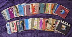 Lot Of 50 Assorted Vintage Company Record Sleeves 45 RPM 7″