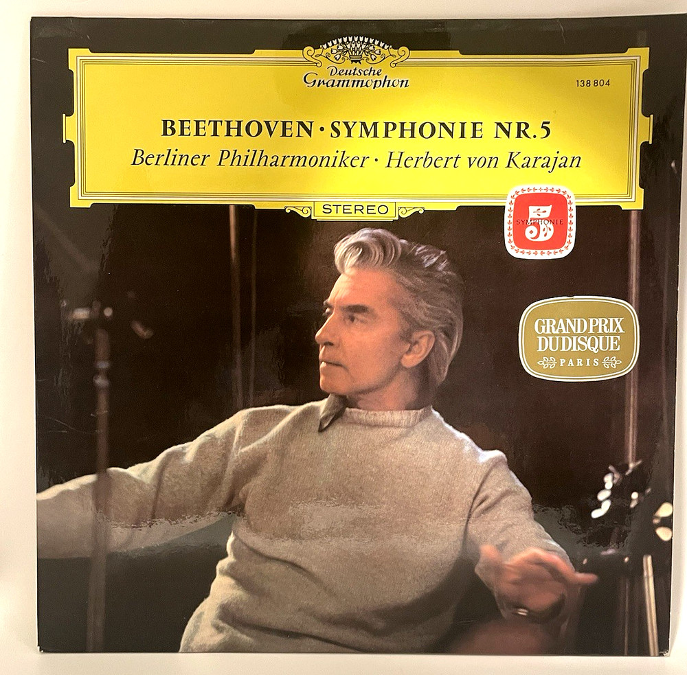 Beethoven Symphonie NR.5 Deutsche Grammophon Karajan Berliner Phil LP Vinyl