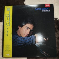 DAVID BENOIT-SUMMER K28P-6420 JAPAN PROMO ISSUE 1LP OBI,INSERT,POST CARD